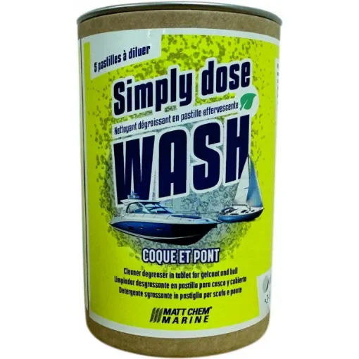 Matt Chem - Simply Wash Marine Hull and Deck Cleaner Tablets product image