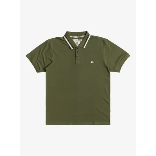 Quiksilver - Men's Loia Short Sleeve Polo Shirt - Floral Print product image