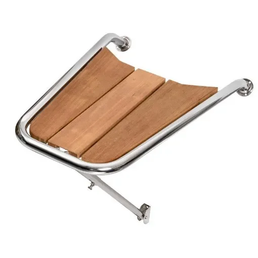 Osculati - Stainless Steel Delphinière with Teak Grille - 48.471.01 product image