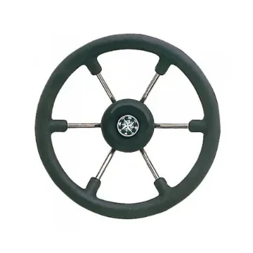 Osculati - Polyurethane Steering Wheel with Stainless Steel Spokes - 45.139.33/45.139.40 product image