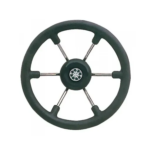 Osculati - Polyurethane Steering Wheel with Stainless Steel Spokes - 45.139.33/45.139.40 product image