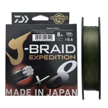 Daiwa - J-Braid Expedition X8 300m Braid - Fishing Line product image