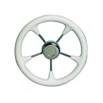 Osculati - Polyurethane Steering Wheel with Stainless Steel Spokes - 45.127.01 product image
