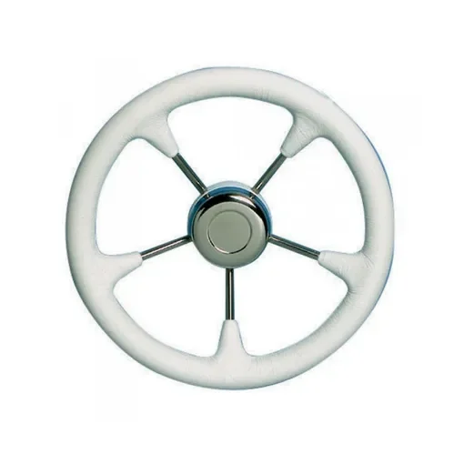 Osculati - Polyurethane Steering Wheel with Stainless Steel Spokes - 45.127.01 product image