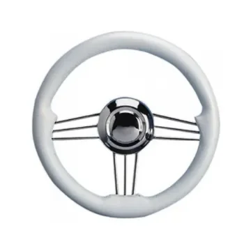 Osculati - Mirror Polished Stainless Steel Steering Wheel with Polyurethane Crown product image