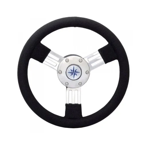 Osculati - Pegaso Black Steering Wheel Ø 300 mm - 45.158.45 product image