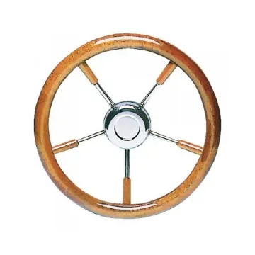 Osculati - Stainless Steel Steering Wheel with Mahogany Rim - 45.174.35 product image