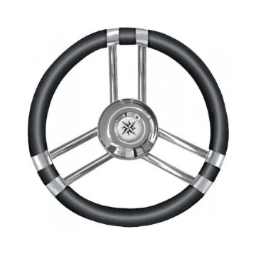 Osculati - Double Branch Stainless Steel Steering Wheel - 45.137.01 product image