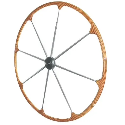 Osculati - Stainless Steel Steering Wheel with Teak Rim - 45.167.50 product image