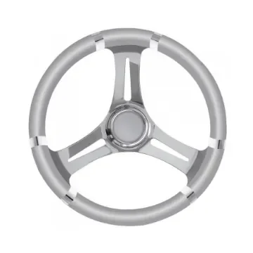 Osculati - Stainless Steel Steering Wheel with Polyurethane Grip - 45.137.01 product image