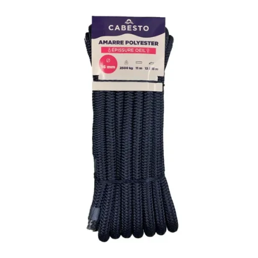 CABESTO - Flexible Mooring Rope with Eyelet - Blue Mooring Post product image