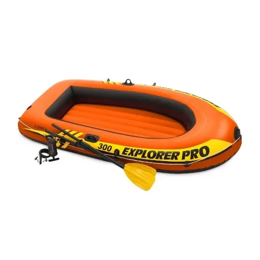 INTEX - Explorer Pro 300 Inflatable Boat Set - 58358NP product image
