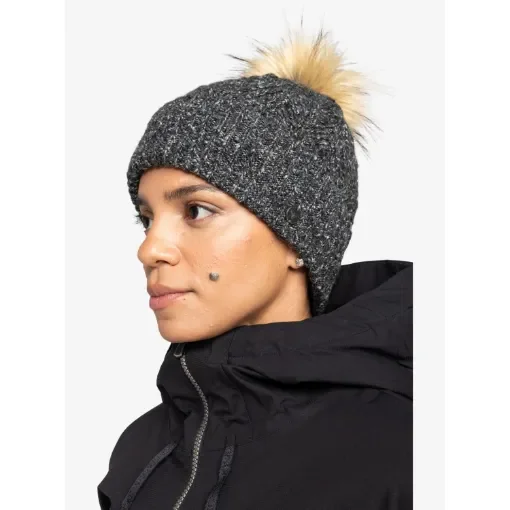 Roxy - Women's Peak Chic Beanie with Faux Fur - ERJHA04282 product image