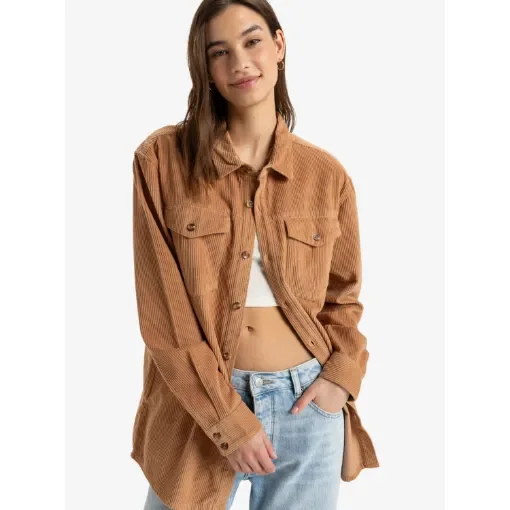 Roxy - Let It Go Corduroy Long Sleeve Shirt - ERJWT03630 product image