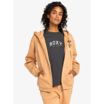 Roxy - Women's Zip-Up Hoodie with Adjustable Hood - ERJFT04853 product image