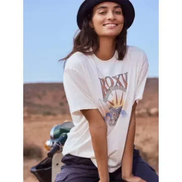 Roxy - Women's Organic Cotton Relaxed Fit T-Shirt - ERJZT05682-WBK0 product image