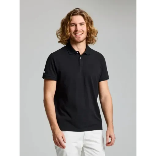 SLAM - Men's Short Sleeve Sailing Polo Black - A108003S01 product image