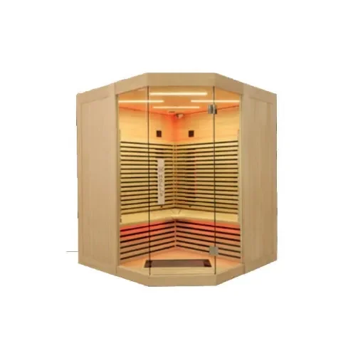 POOLSTAR - Canopée 3-Seater Corner Infrared Sauna - HL-CNP03C product image