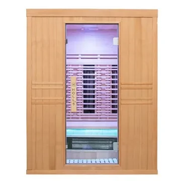 POOLSTAR - PureWave 3-Seater Hemlock Infrared Sauna product image