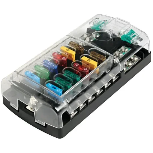 Osculati - Polycarbonate Fuse Holder Box 6/12 Seats - 14.183.06, 14.183.12 product image