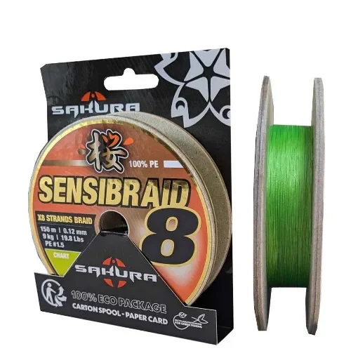 Sakura - Sensibraid 8X Chartreuse Braid - SAPLE40030.06-CHA product image