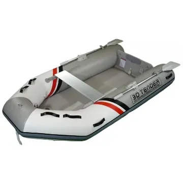 3D TENDER - Twin V-Shape Inflatable Tender 290 Grey/White - VSHAPE290 GREYWHITE product image