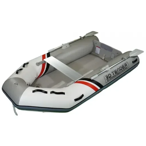 3D TENDER - Twin V-Shape Inflatable Tender 290 Grey/White - VSHAPE290 GREYWHITE product image