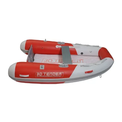 3D TENDER - Twin Fastcat 300 Inflatable Catamaran - FASTCAT300 ORANGEWHITE product image