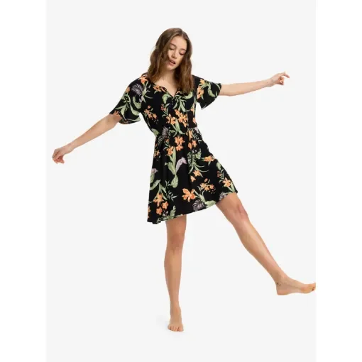 Roxy - Women's Mini Dress with Flirty Skirt - ERJWD03869 product image