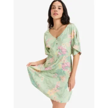 Roxy - Women's Short Dress with V-Neckline - ERJWD03889 product image