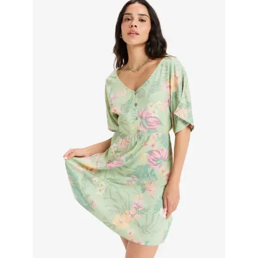 Roxy - Women's Short Dress with V-Neckline - ERJWD03889 product image