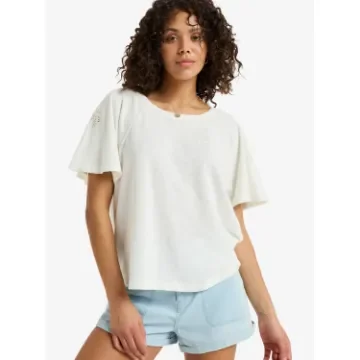 Roxy - Women's Short Sleeve T-Shirt with Embroidered Logo - ERJKT04275 product image