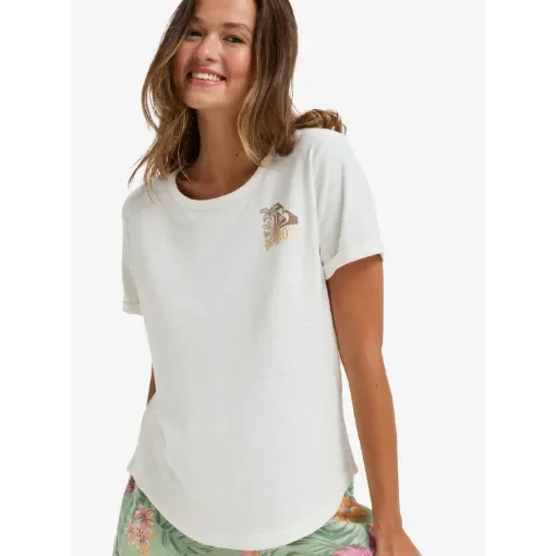 Roxy - Women's Short Sleeve T-Shirt with Curved Hem - ERJZT05897 product image