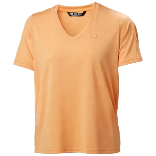 Helly Hansen - Women's V-Neck T-Shirt Apricot Crush - Recycled Fabric product image
