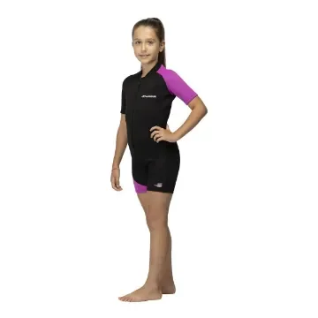 Salvimar - Junior 2 Mm Pink Front Zip Shorty Wetsuit product image