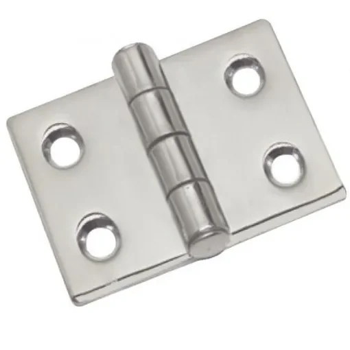 Osculati - 50x50 mm Polished Stainless Steel Square Hinge - 38.284.00 product image