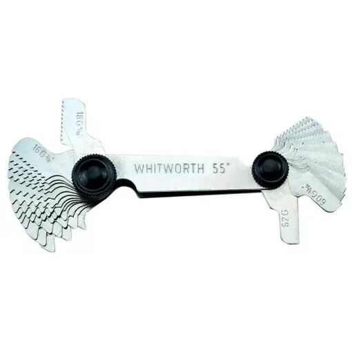 RS PRO - 18 Blades Metric Thread Pitch Gauge - 6830731 product image