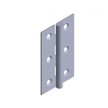 Bene Inox - Stainless Steel Rectangular Hinge with Rolled Knot - 232016-75X50 product image