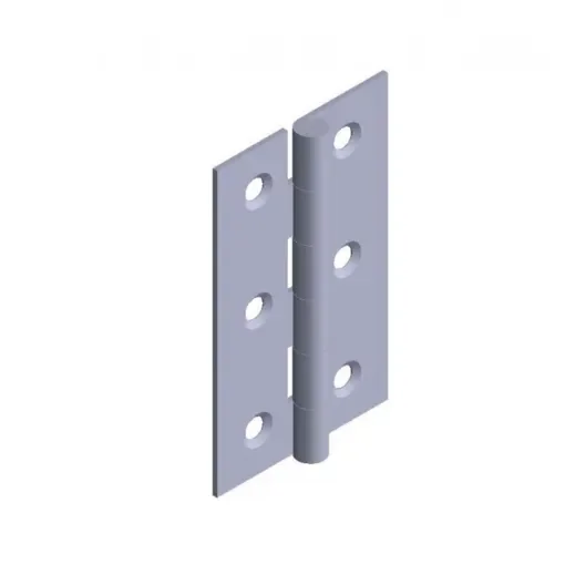 Bene Inox - Stainless Steel Rectangular Hinge with Rolled Knot - 232016-75X50 product image