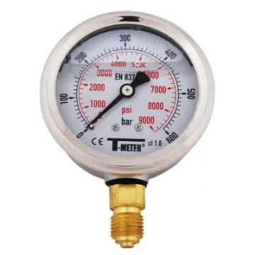 Metal Work - 63mm Glycerine-Filled Pressure Gauge 0-10 Bar - Z336320G4G10 product image