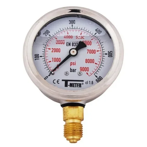 Metal Work - 63mm Glycerine-Filled Pressure Gauge 0-10 Bar - Z336320G4G10 product image