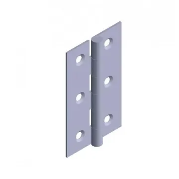 Bene Inox - Rectangular Stainless Steel Hinge with Rolled Knuckle - 232028 product image