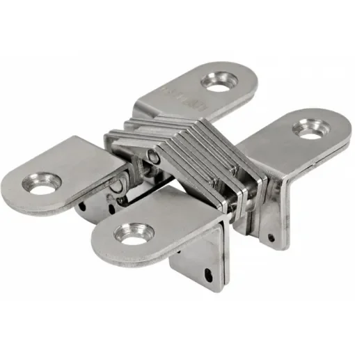 SOSS Door Hardware - Invisible Stainless Steel Hinge 44.5mm 180° - Model #418SS product image