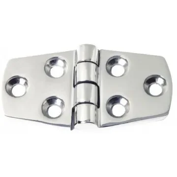 Hinscha - A4 Polished Stainless Steel Rolled Knot Hinge - 350135 product image