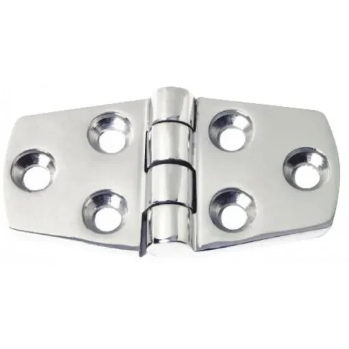 Hinscha - A4 Polished Stainless Steel Rolled Knot Hinge - 350135 product image