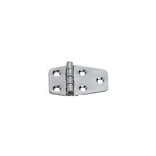 51.5x38 mm Polished Stainless Steel Hinge with Rolled Knob product image