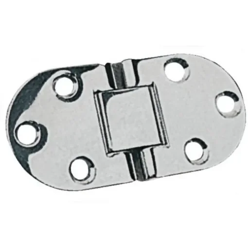 76x38 mm Polished Stainless Steel Pivot Hinge product image