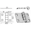 Hinelson Protruding Hinge 60.4x38.1 mm - Marine Use product image