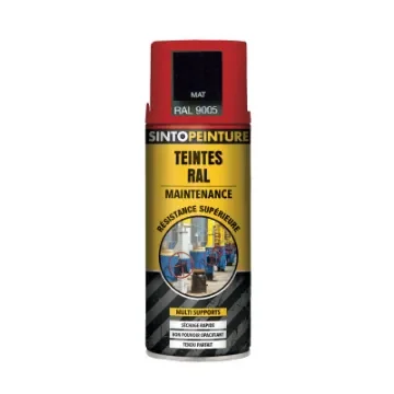 Sinto - 400ml Matt Black Spray Paint - High Hiding Power product image