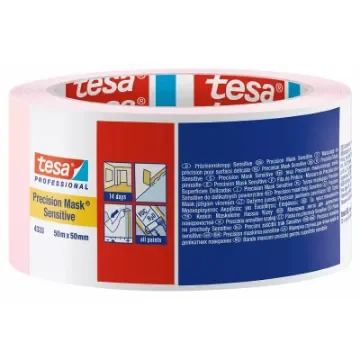 Tesa - Precision Masking Tape Sensitive 4333 Pink - 04333-00021-02 product image